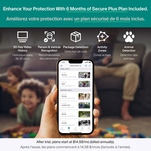 Arlo Essential Wireless 3rd Gen 2K Security Camera - 4 Pack - White - Only at Best Buy