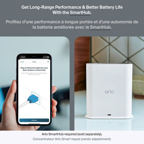 Arlo Ultra Wireless 3rd Gen 4K HDR Security Add-On Camera - White