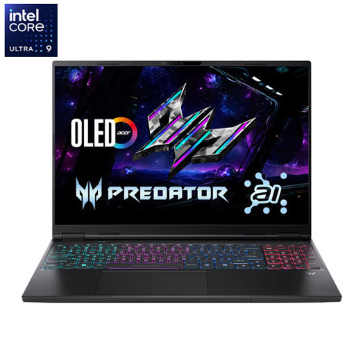 Portable de jeu de 16 po Predator Helios Neo S d'Acer - Noir volcanique