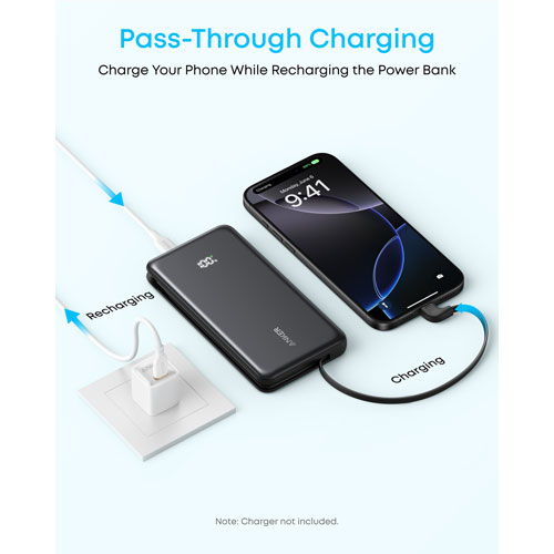 Anker Zolo 10000mAh 22.5W USB-A/USB-C Power Bank