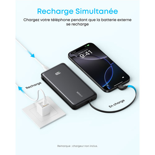 Anker Zolo 10000mAh 22.5W USB-A/USB-C Power Bank