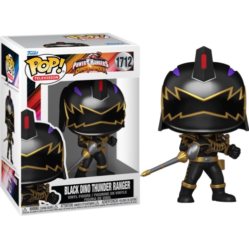 Funko Pop! Television Power Rangers Dino Thunder Vinyl Figure Black Dino Thunder Ranger #1712