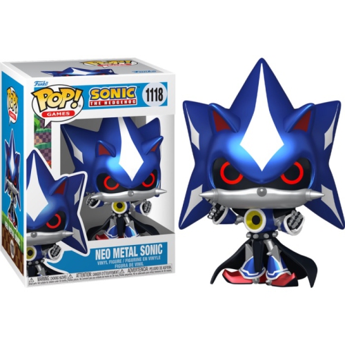 Funko Pop! Games Sonic the Hedgehog Vinyl Figure Neo Metal Sonic #1118