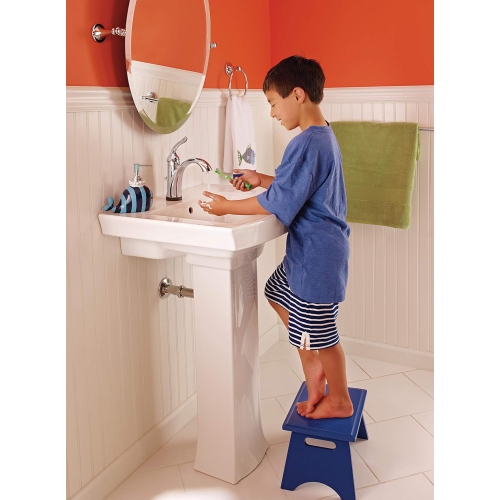 Delta Faucet Lahara Single-Handle Bathroom Faucet with Diamond Seal Technology and Drain Assembly