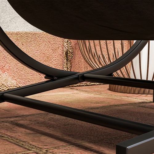 Support extérieur Outsunny Firewood, porte-bûches pliable de 17&nbsp;po avec porte-bûches amovible, support de rangement en bois robuste avec