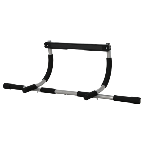 Soozier – Barre de traction pour cadre de porte, barre horizontale de porte de Home Fitness pour entraînement du haut du corps intérieur, gris
