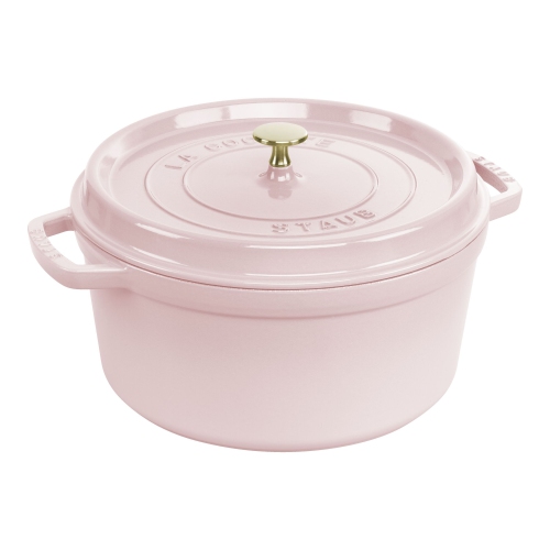 Cocotte ronde en fonte 6,75&nbsp;L DE STAUB La Cocotte, rose sorbet