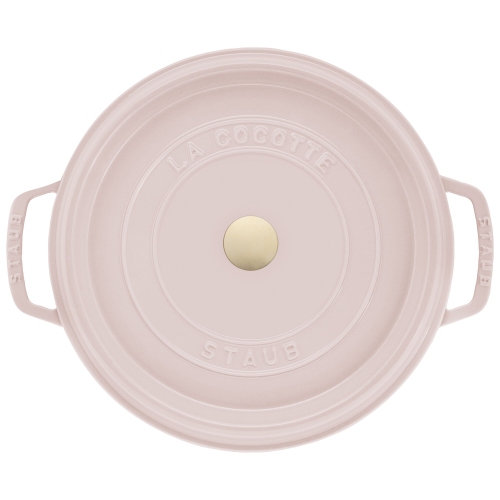 Cocotte ronde en fonte 6,75&nbsp;L DE STAUB La Cocotte, rose sorbet
