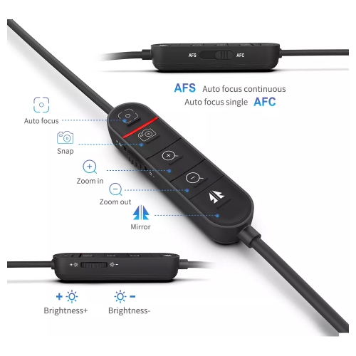 Caméra Web 4K V600 de JOYUSING avec mise au point automatique FPD, projection en temps réel, conférence Web, apprentissage à distance, enseignement à
