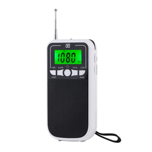 AM portatif ​​Radio FM SW, radio à transistors avec écran LCD, haut-parleur, lampe de poche LED, radio à piles pour usage extérieur et d'urgence,