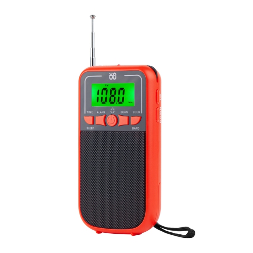 AM portatif ​​Radio FM SW, radio à transistors avec écran LCD, haut-parleur, lampe de poche LED, radio à piles pour usage extérieur et d'urgence,
