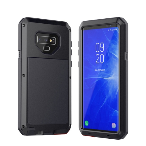 Convient pour Samsung Galaxy Note9 étui protecteur pour téléphone mobile extérieur étanche et antichoc triple coque - noir