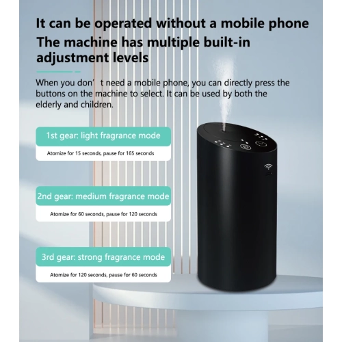 Smart WiFi Remote Control Appliance Pure Essential Oil Waterless Aroma Diffuser Household Automatic Fragrance Sprayer Portable Aromatherapy Machine -