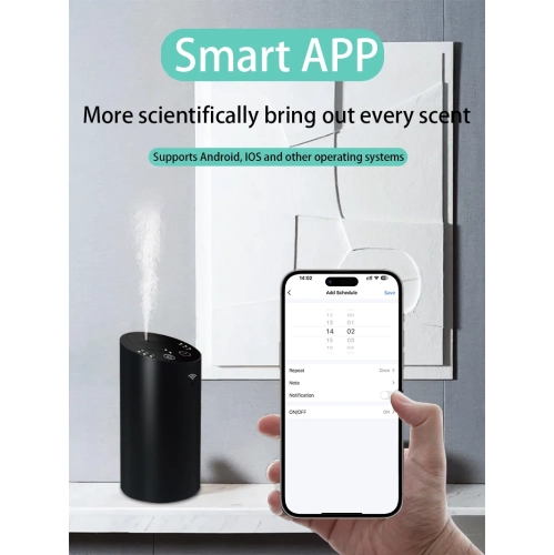 Smart WiFi Remote Control Appliance Pure Essential Oil Waterless Aroma Diffuser Household Automatic Fragrance Sprayer Portable Aromatherapy Machine