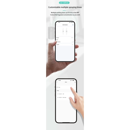 Smart WiFi Remote Control Appliance Pure Essential Oil Waterless Aroma Diffuser Household Automatic Fragrance Sprayer Portable Aromatherapy Machine