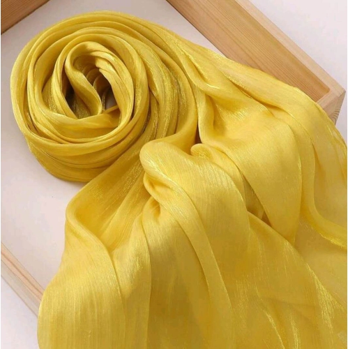 Écharpe à tête d'hijab douce et brillante de qualité supérieure pour cheveux musulmans islamiques Wraps pour femmes écharpes légères crêpes diaphanes