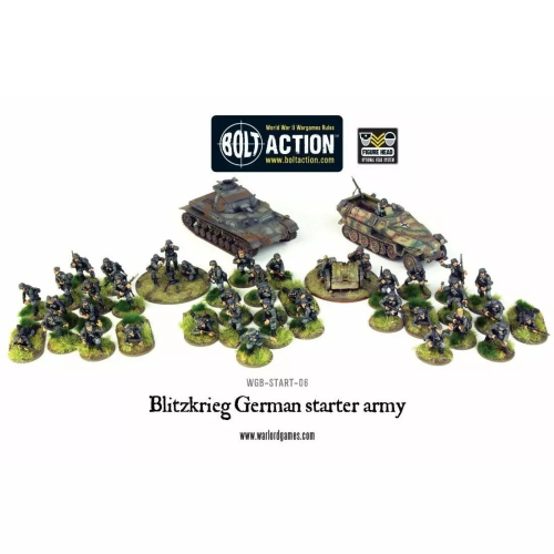 Bolt Action Blitzkrieg! Starter Army New