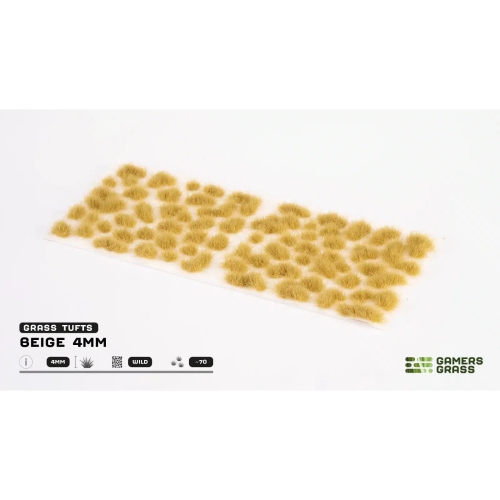 GAMERS GRASS  4MM Wild Tufts In Beige