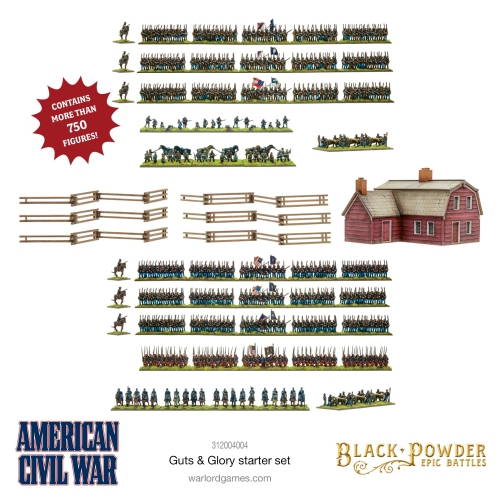 Black Powder Epic Battles - American Civil War Guts & Glory starter set