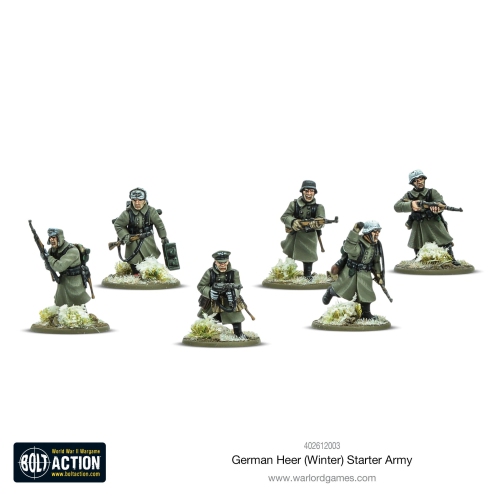Bolt Action German Heer Winter Starter Army New