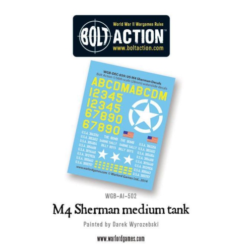 Bolt Action M4 Sherman Medium Tank New