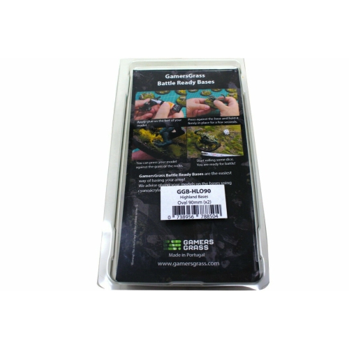Gamers Grass Highland Bases Oval 90mm
