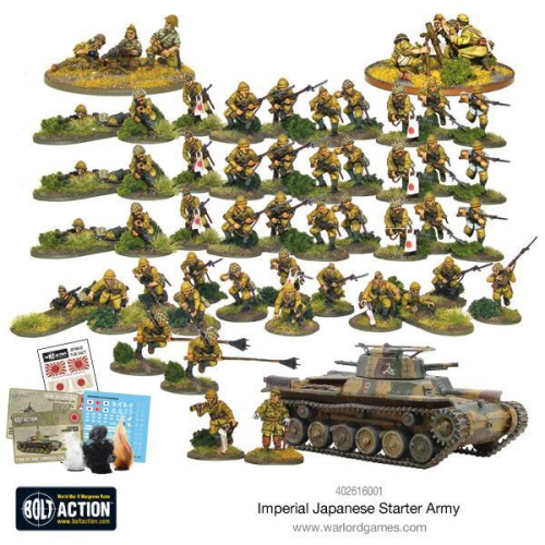 Bolt Action Banzai Japanese Starter Army New