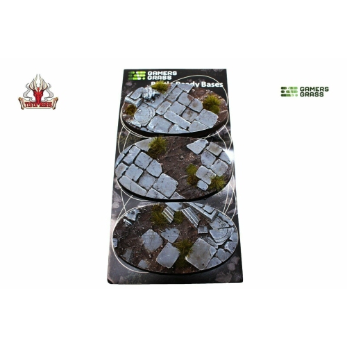 Gamers Grass Temple Bases Oval 75mm