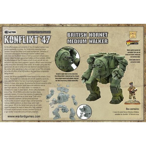 Bolt Action: Konflikt '47 - British Hornet Medium Walker New