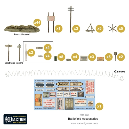 Bolt Action Battlefield Accessoires Terrain Nouveau - 4402010001
