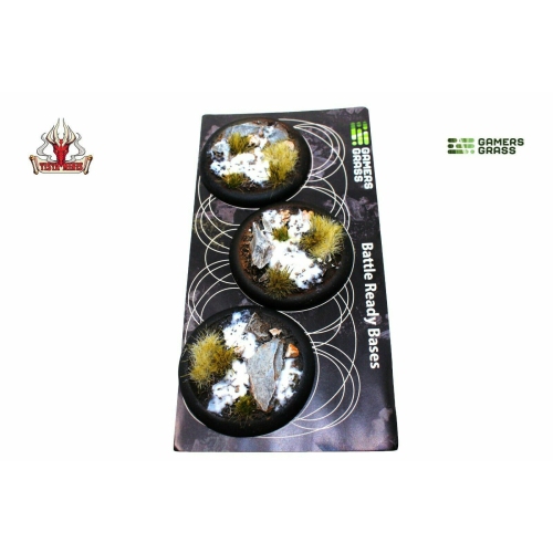Gamers Grass Winter Bases RoundLip 50mm