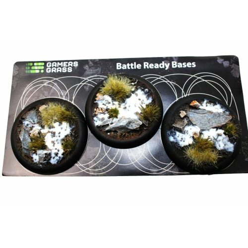 Gamers Grass Winter Bases RoundLip 50mm