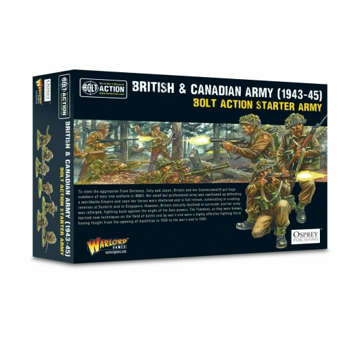 Bolt Action British & Canadian Army starter army New