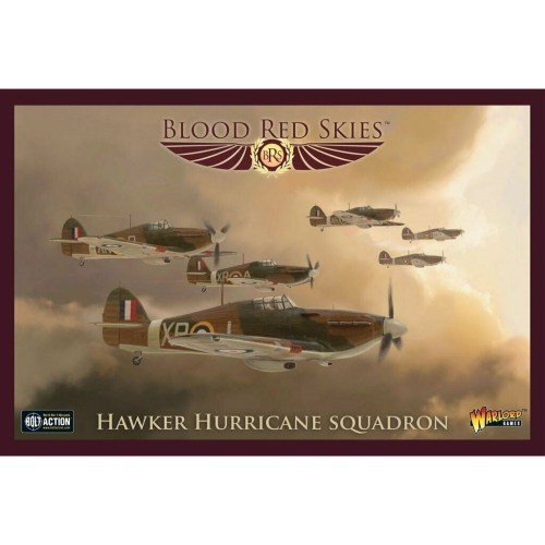 WARLORD GAMES  Blood Skies Hawker Hurricane Squadron New In Red