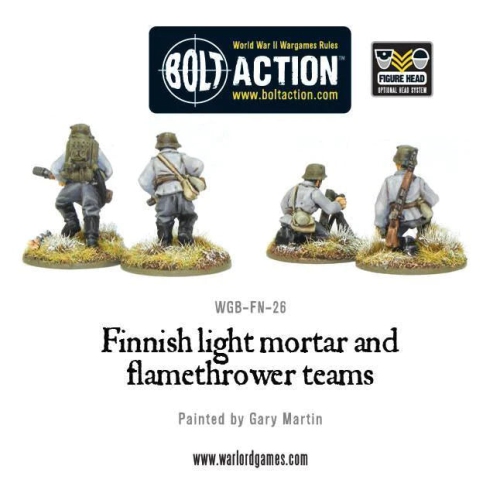 Bolt Action Finnish Light Mortar & flame thrower New