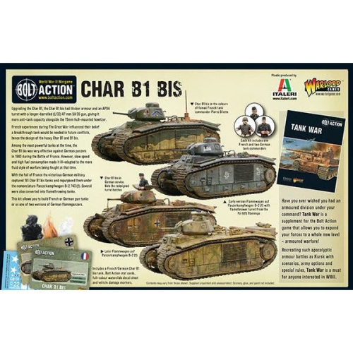 Bolt Action French Char B1 BIS New