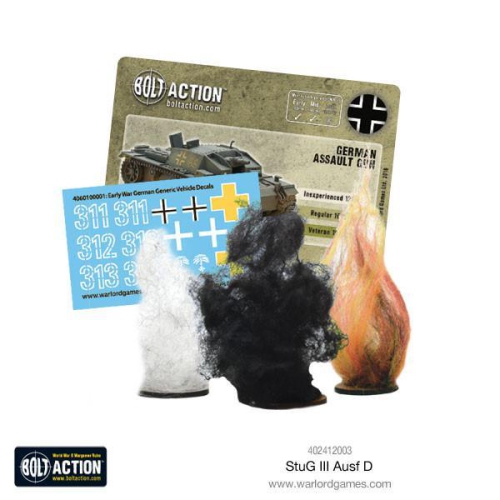 Action à boulonner Early Stug III Ausf D Nouveau