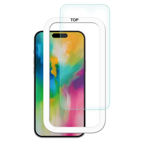 Uolo [Shield] iPhone 17 Pro Tempered Glass, Shatter-Proof [Case Friendly] HD Clarity, with Aligntment Tray