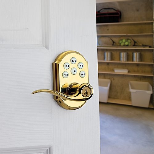 Levier électronique Smartlock de Weiser avec technologie Z-Wave - Verrou électronique (SmartCode 5)