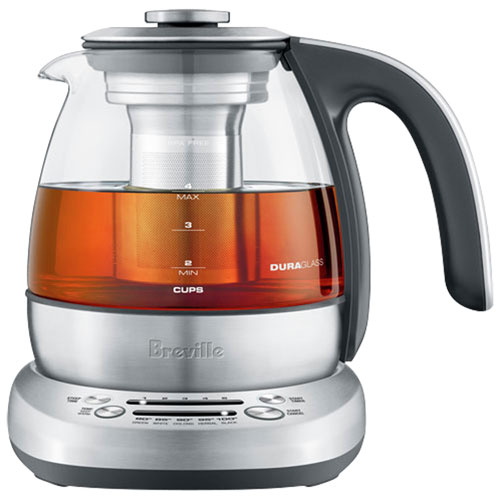 Breville Smart Tea Infuser Electric Kettle - 1L - Glass/Stainless Steel - Remanufactured by Breville by BREVILLE - Refurbished condition - Image 2