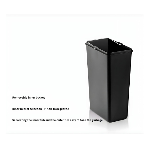 Triple Compartment Stainless Steel Recycling Bin with Foot Pedals – 45L Step-On Trash Can for Kitchen, Home, and Office Waste Separation