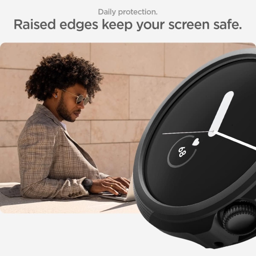 Spigen Liquid Air Designed for Google Pixel Watch 3/2/1 41mm Case Anti-Scratch Protective Soft TPU Cover