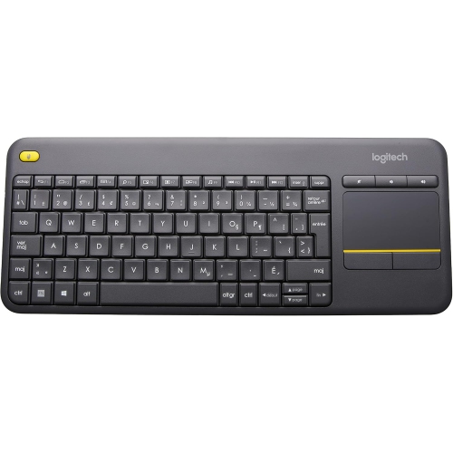 Clavier tactile sans fil K400 Plus de Logitech, remis à neuf, noir - français