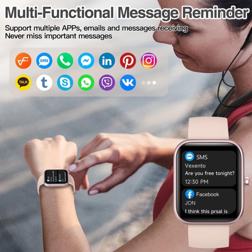 Smart Watch for Men Women with Bluetooth Call,Alexa Built-in Smartwatch,1.83"DIY Dial Fitness Watch with Sleep Heart Rate SpO2 Monitor,100+ Sport