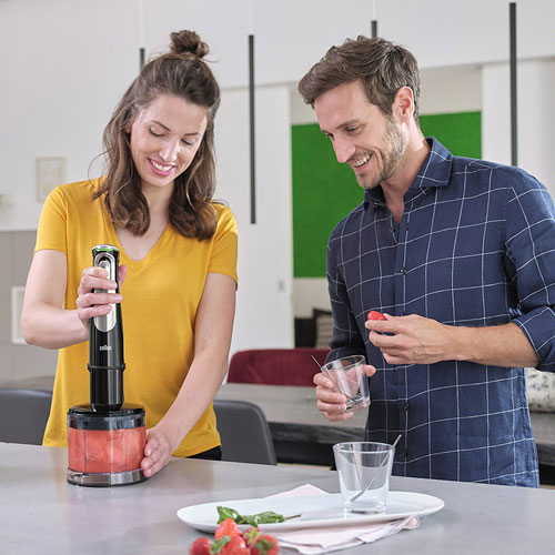 Braun MultiQuick 9 2L 700-Watt Hand Blender - Black Stainless Steel