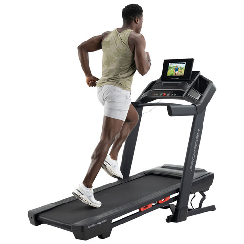 Tapis roulant Carbon Pro 2000 de ProForm avec écran tactile HD de 10 po