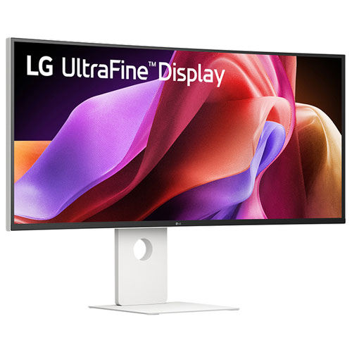LG 40" 5K 120Hz 5ms GTG Curved IPS LED FreeSync Gaming Monitor - White