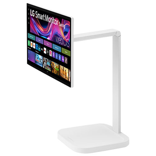 Moniteur intelligent tactile DEL IPS UHD 4K gris à gris 5 ms 60 Hz 32 po de LG - Blanc