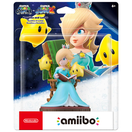 Figurine amiibo de Rosalina et Lumas pour Super Mario Galaxy et Super Mario Galaxy 2