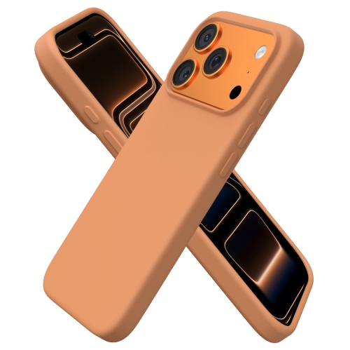 HLD  Compatible w Iphone 17 Pro Case, Slim Liquid Silicone 4 Layers Soft Gel Rubber Shockproof Protective Phone Case 6.3" w Anti-Scratch Microfiber